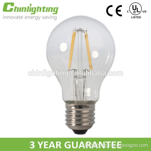 230V/120V led filament bulb 2w 3w 4w 5w 7w led the lamp A19/A60 led lamp for the house